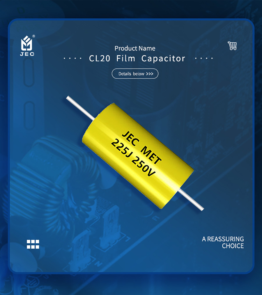 7 capacitor film polyester meatailte MET (CL20) 225J 250V-2