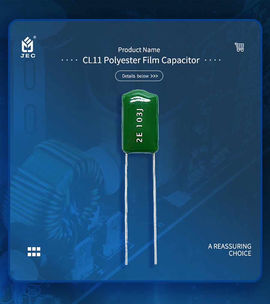 8 Metallized Polyester Film Capacitor CL11 2E 103J-2