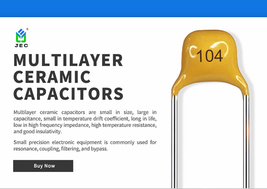 Korontada yar ee Ceramic Capacitor