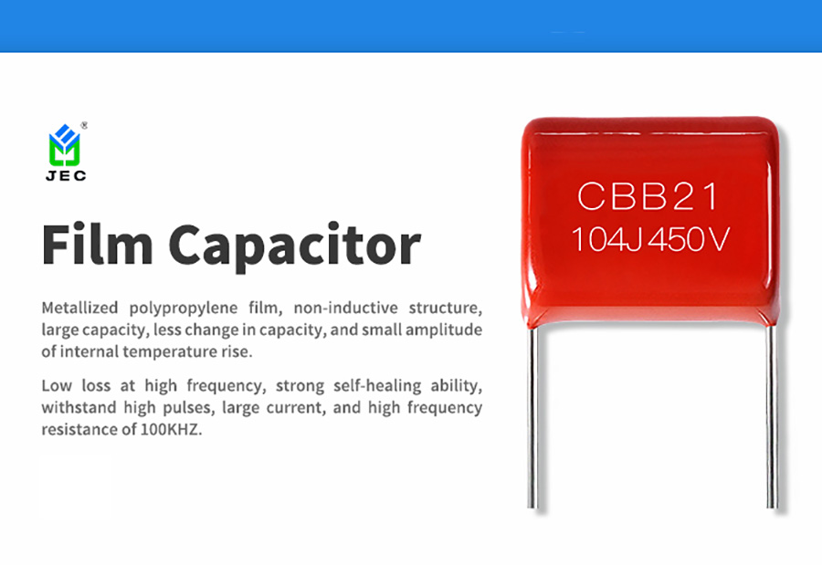 Metalizēts polipropilēna plēves kondensators CBB21&CL21