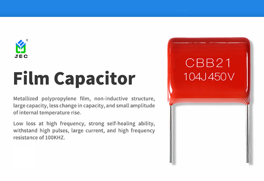 Kapasitor Filem Polipropilena Berlogam CBB21&CL21