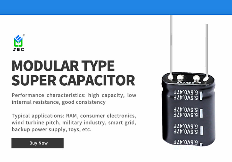 Fa'aoga lua pe sili atu capacitors 2.7V i le faasologa