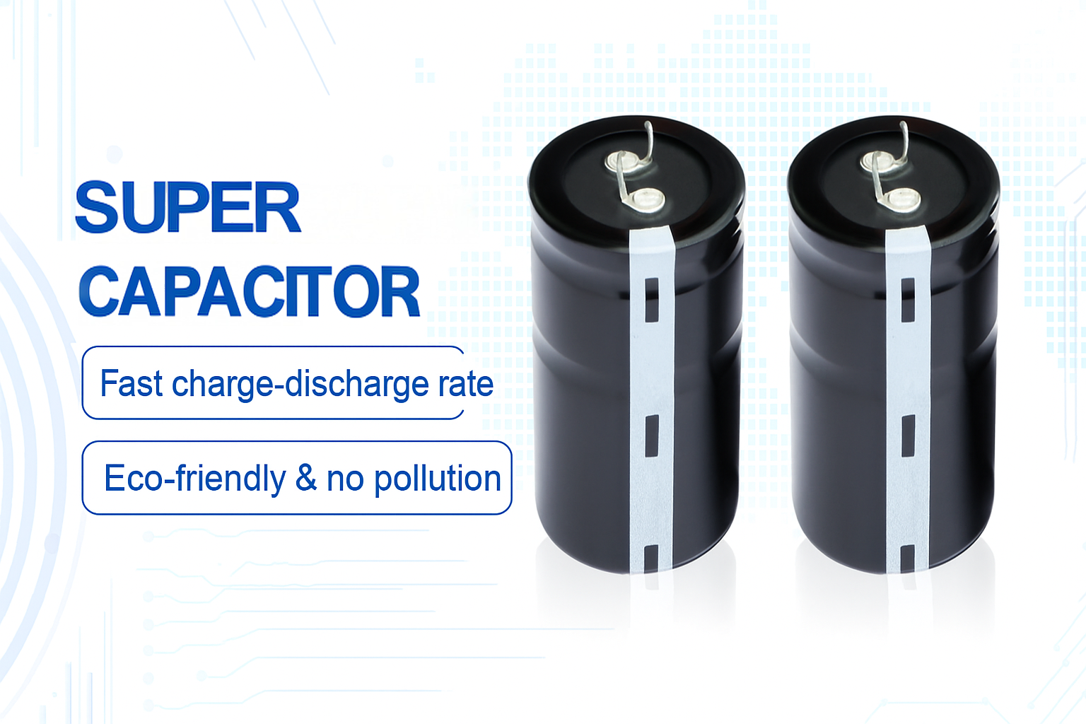 Supercaps: Fast Charging and Long-Lasting Energy Storage